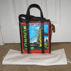 RARE NEW Balenciaga "London" leather shopper bag